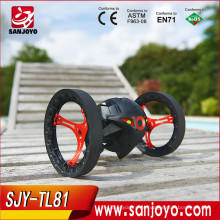 TL81 2.4 GHz 4CH Jumping bounce Sumo rc carro com roda grande música levou luz 360 graus quik turn